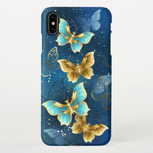 Golden butterflies iPhone case