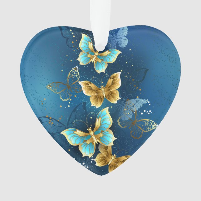 Golden butterflies ornament (Front)
