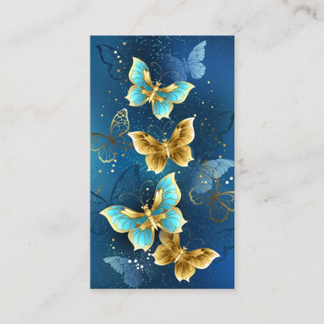 Golden butterflies referral card (Front)