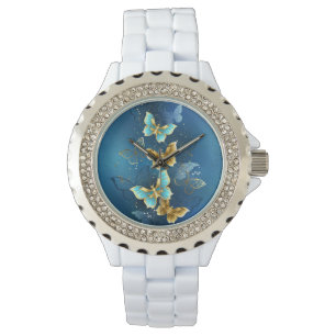 Golden butterflies watch