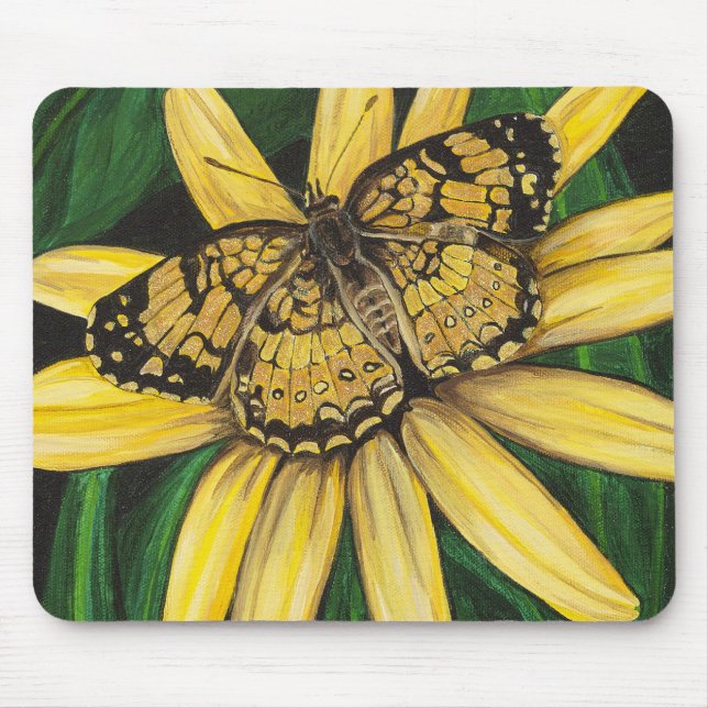 Golden Butterfly Mousepad (Front)