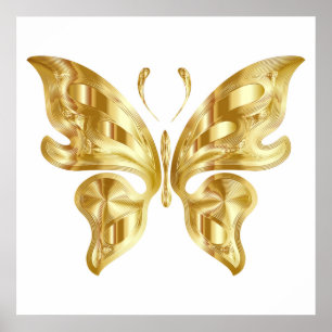 GOLDEN BUTTERFLY POSTER
