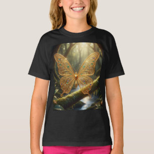 Golden butterfly  T-Shirt