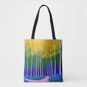 Golden Canopy – A Woodland Landscape Tote Bag