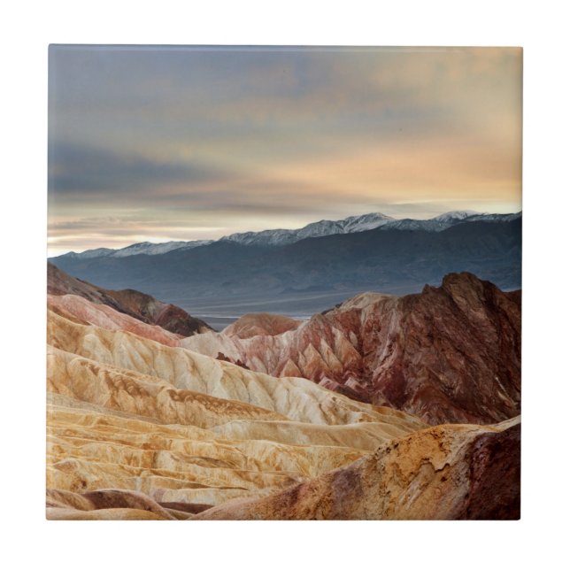 Golden Canyon at Sunset Ceramic Tile (Front)