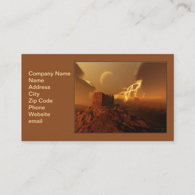 Golden Canyon Business Card (Front)