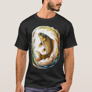 Golden Carp Serenity â€“ Golden Carp in Tranquil L T-Shirt