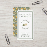 Golden Carriage Scratch-Off Sage Green Non-Winner