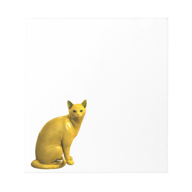 Golden Cat Notepad (Front)