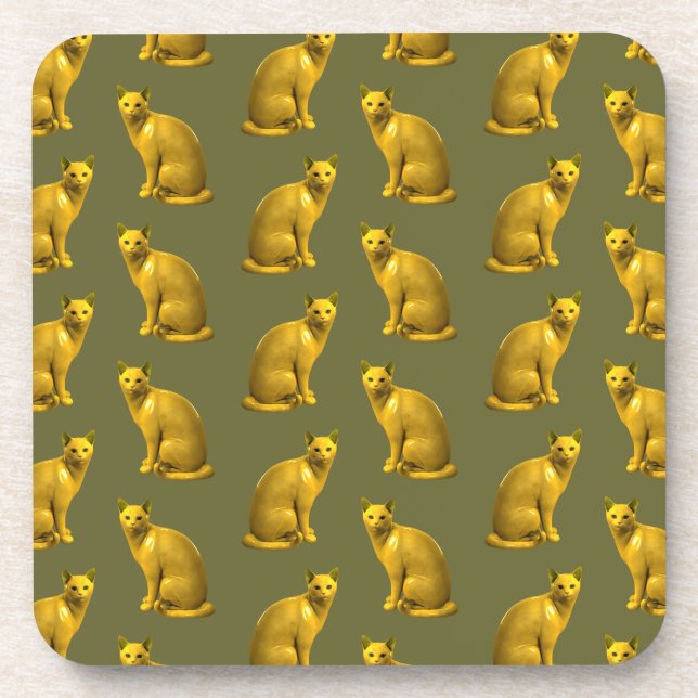 Golden Cats Coaster (Front)