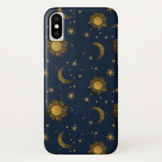 Golden Celestial  iPhone X Case