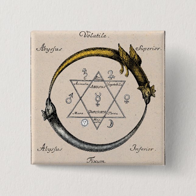 Golden Chain of Homer 15 Cm Square Badge (Front)