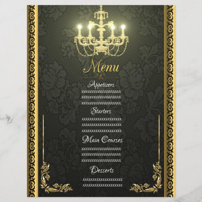 Golden chandelier (Front)