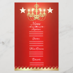 Golden chandelier