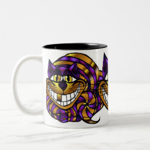 Golden Cheshire Cat Mug