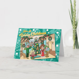 Golden Christmas Card