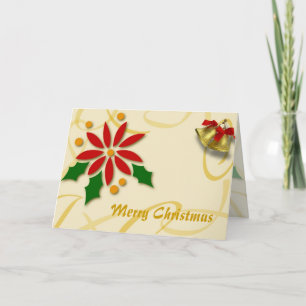 Golden Christmas Card