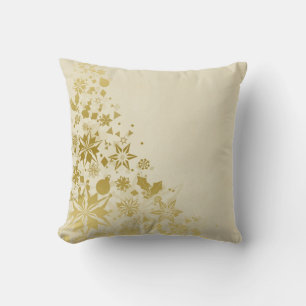 Golden Christmas Cushion