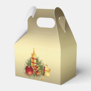 Golden Christmas Favour Box