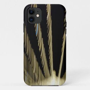 Golden Christmas lights iPhone 11 Case