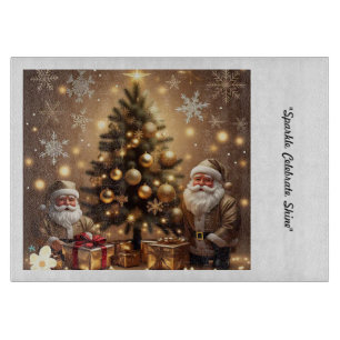 "Golden Christmas Ornament" Cutting Board