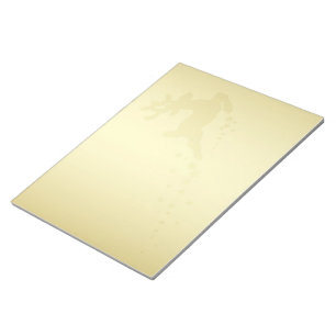 Golden Christmas Reindeer - Notepad