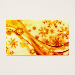 Golden Christmas Snowflakes