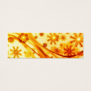Golden Christmas Snowflakes