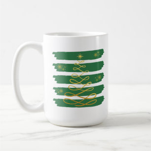 Golden Christmas tree Coffee Mug