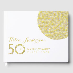 Golden Circle 50th Birthday Party Guest Book