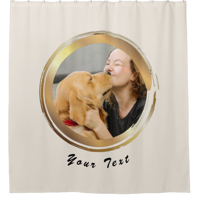 Golden Circle Loving Pet Modern Curtains (Front)