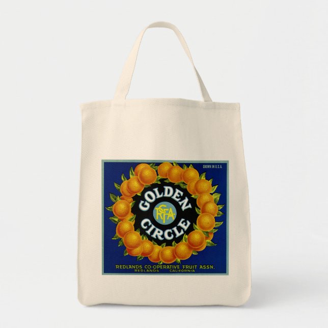 Golden Circle Oranges Tote Bag (Front)
