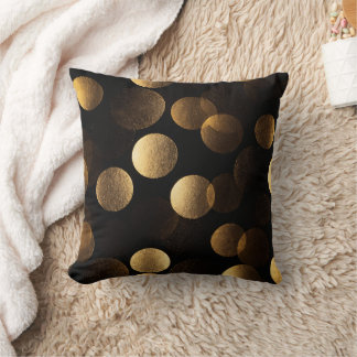 Golden Circles Luxury Cushion