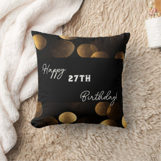 Golden Circles Luxury Cushion