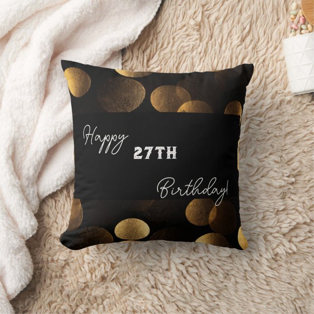 Golden Circles Luxury Cushion (Blanket)