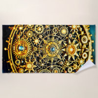 Golden Clockwork Celestial Art