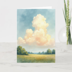 Golden Cloud Fathers Day Card