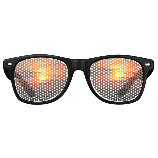 Golden Cloud Sunset Ocean Shades (Front)