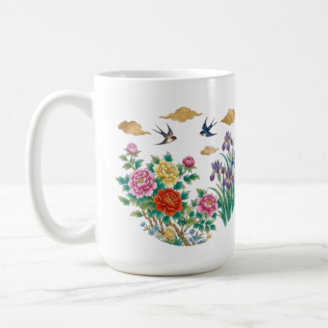 Golden Clouds Coffee Mug (Left)