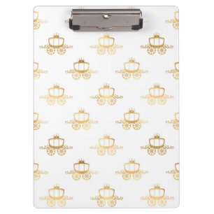 Golden Coaches Cinderella Princess Royal Magic Clipboard