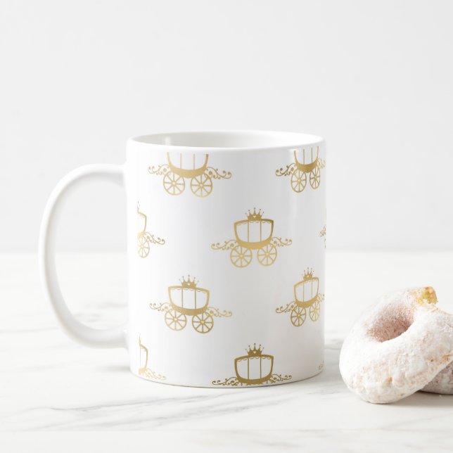 Golden Coaches Cinderella Princess Royal Magic Coffee Mug (With Donut)