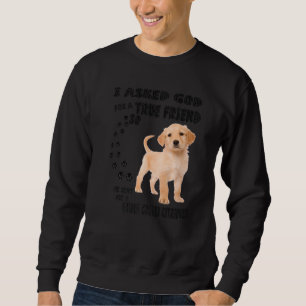 Golden Cocker Retriever Quote Mum Dad Print, Cute Sweatshirt