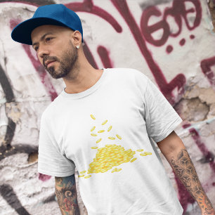 Golden Coins Mens T-Shirt