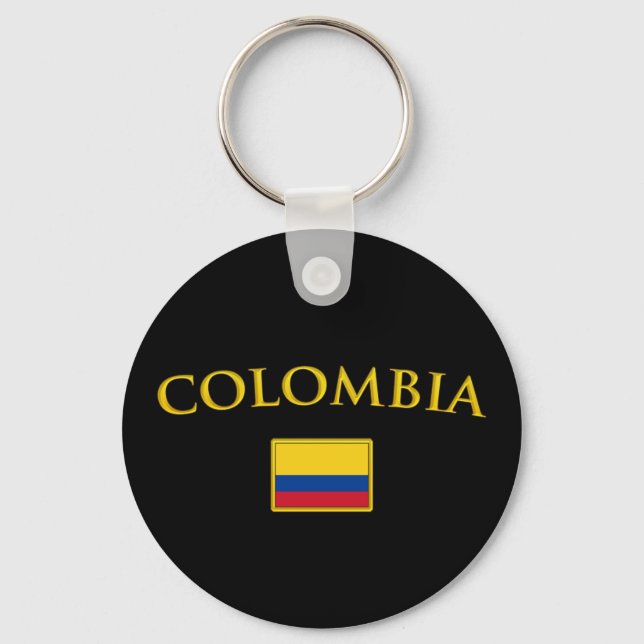 Golden Colombia Key Ring (Front)