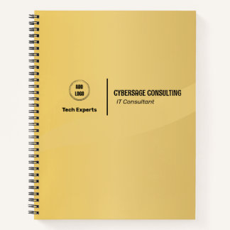 Golden Colour Design Notebook