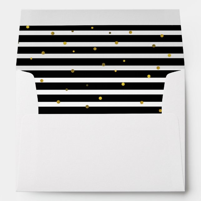 Golden Confetti Envelope (Back (Bottom))