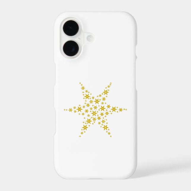 Golden Constellation Star Phone Case (Back)