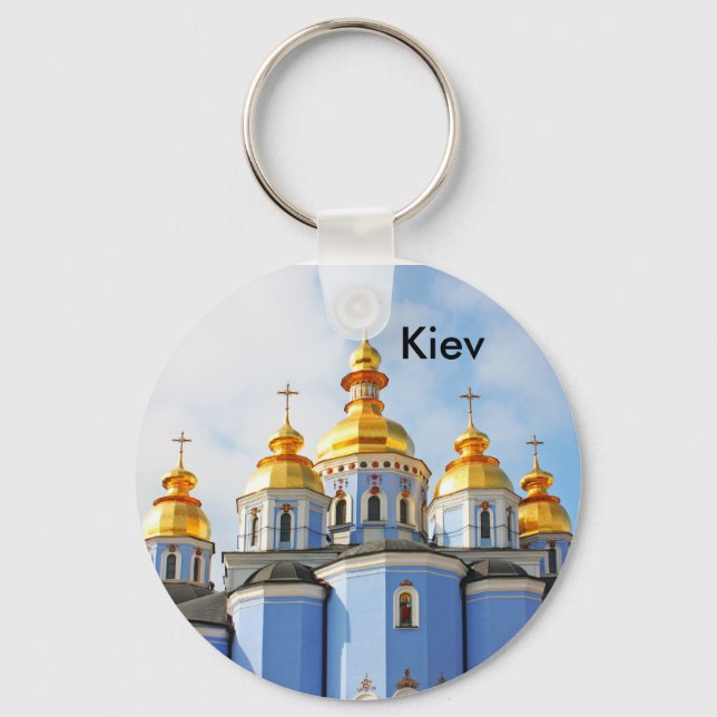Golden copes of in cathedral in Kiev, Kiev Key Ring (Front)