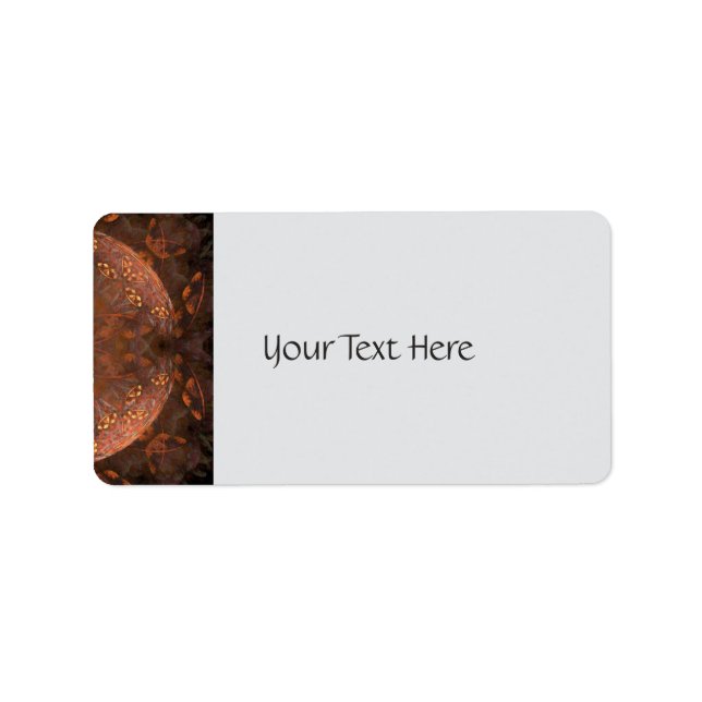 Golden Copper Shimmer Label (Front)
