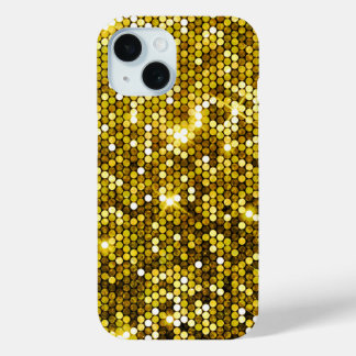 GOLDEN COVER FOR I PHONE 15 